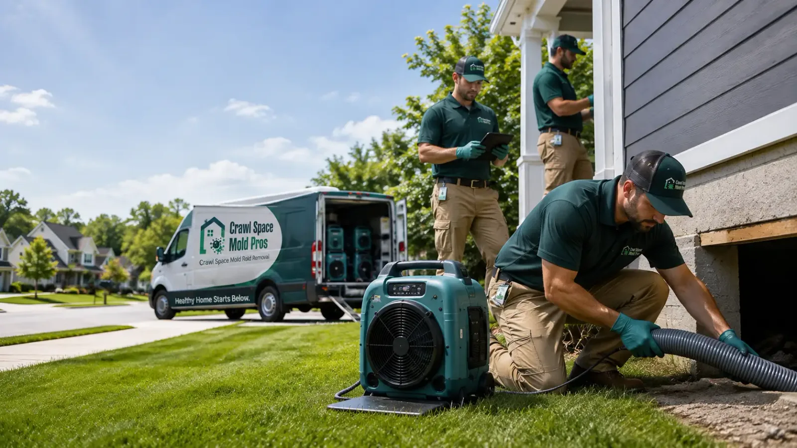 Crawl Space Mold Removal in Funkstown, MD